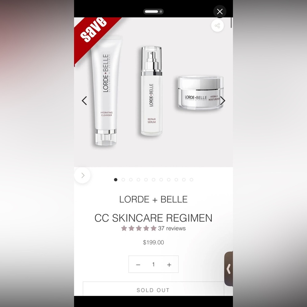 LORDE + BELLE White Cleanser & Exfoliant Set